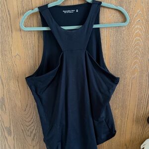 Abercrombie & Fitch Black Sleeveless Bodysuit